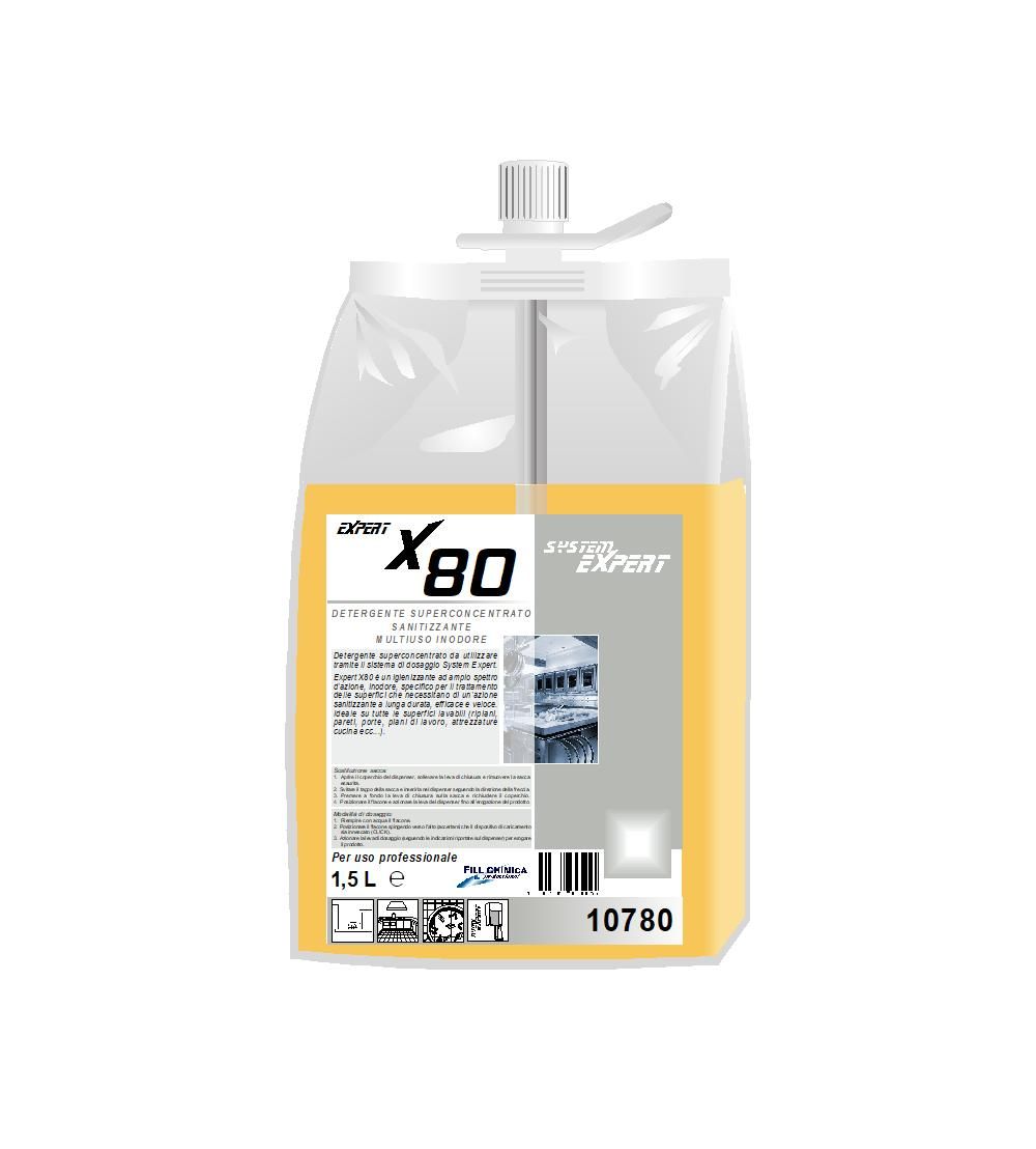 Expert X80 - sanitizzante multiuso inodore ml 1500