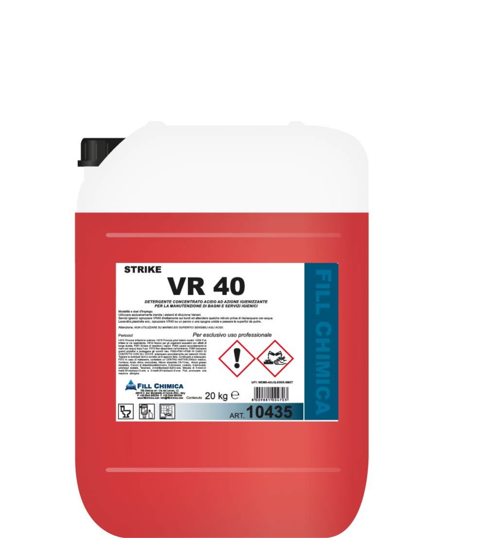 VR 40 - detergente disincrostante bagno kg 20