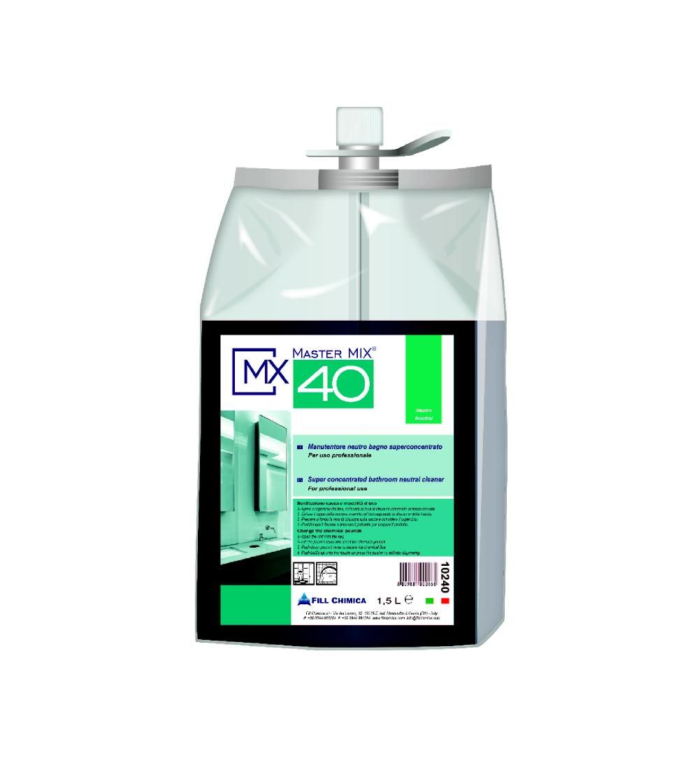 Master Mix MX 40 - det. desinfectante neutro baño ml 1500