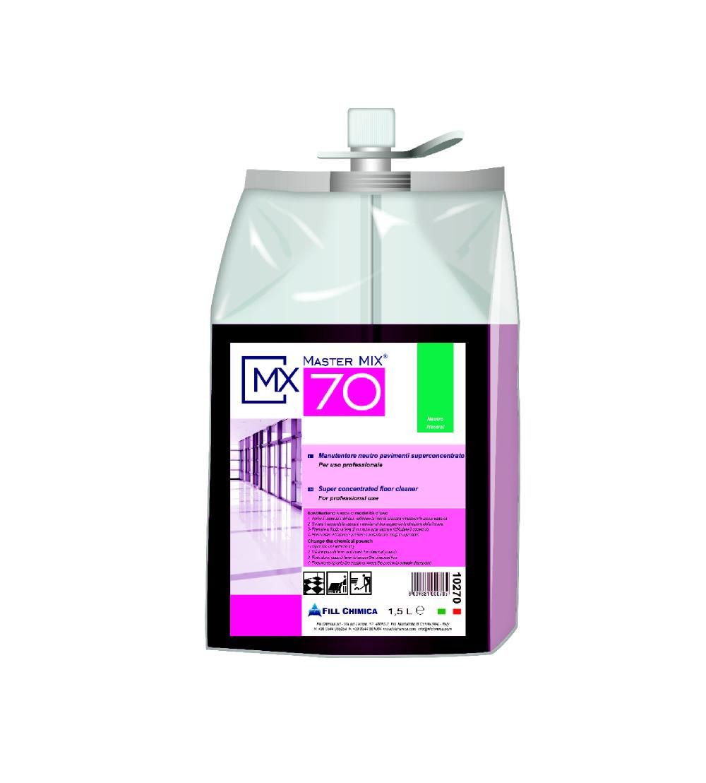 Master Mix MX 70 - neutral maintenance det. for floors ml 1500