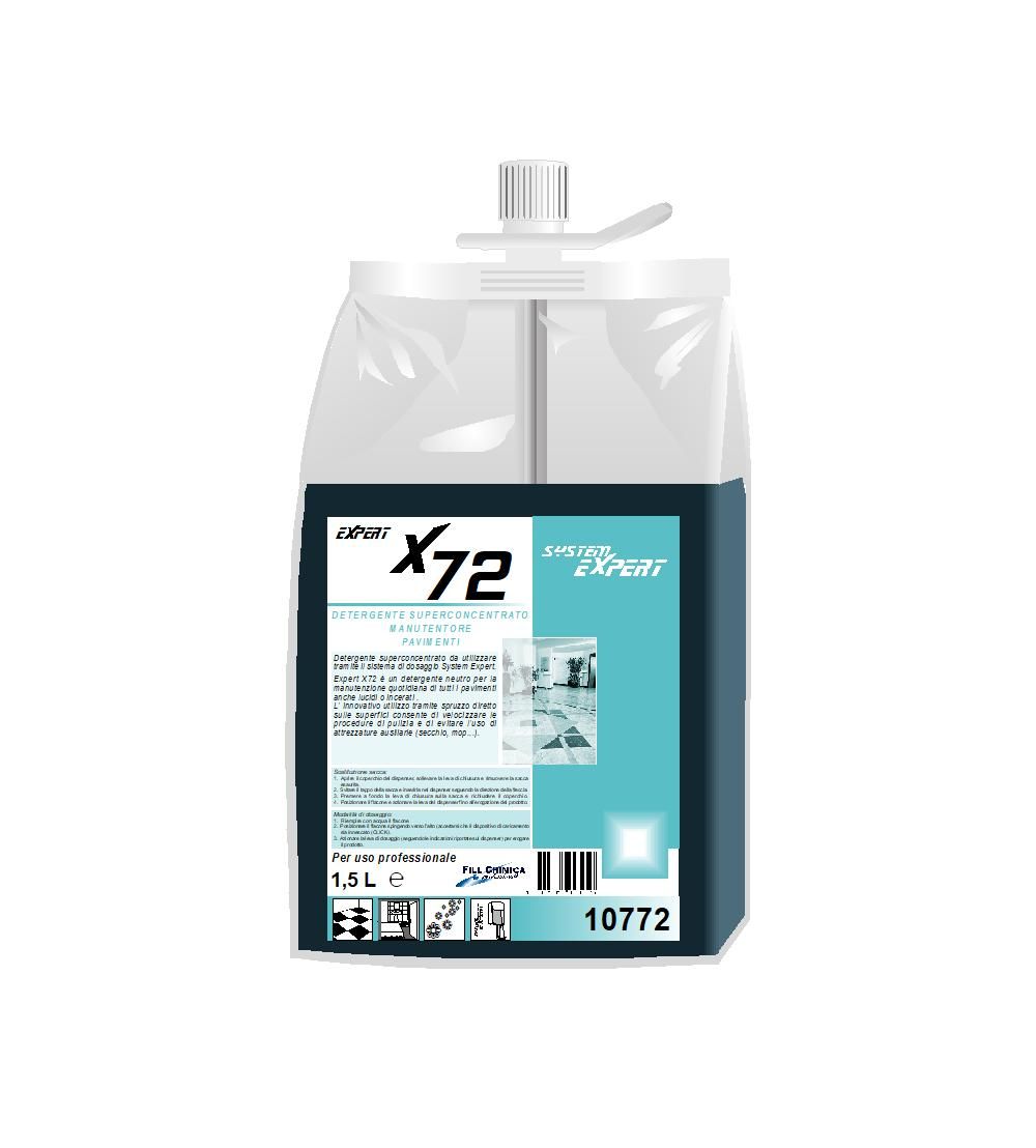 Expert X72 - maintenance detergent for floors ml 1500