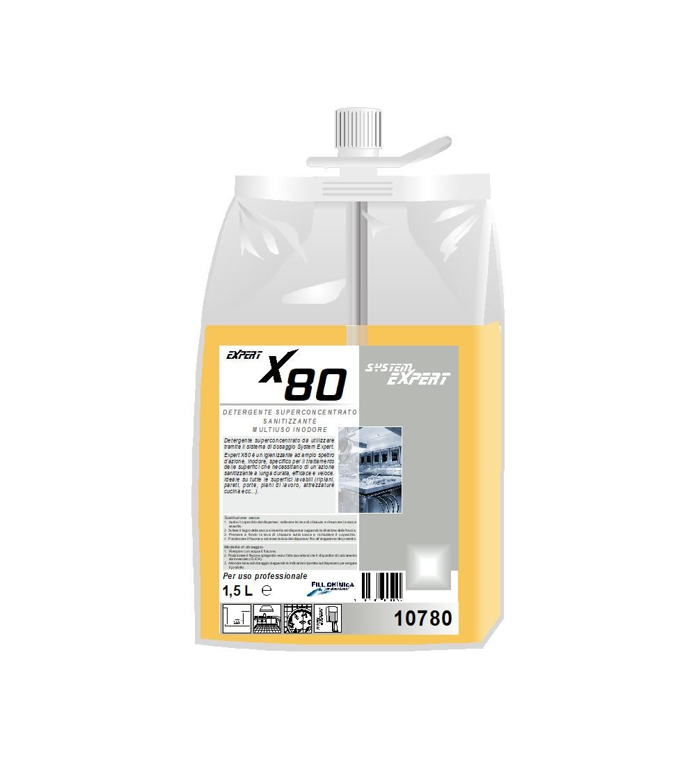 Expert X80 - sanitizzante multiuso inodore ml 1500