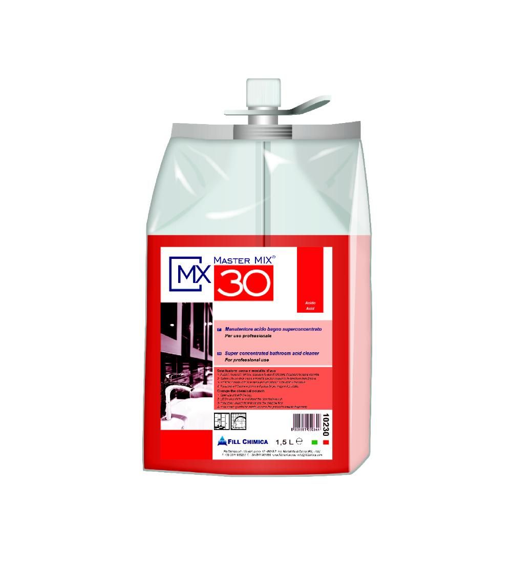 Master Mix MX 30 - det. desinfectante ácido baño ml 1500