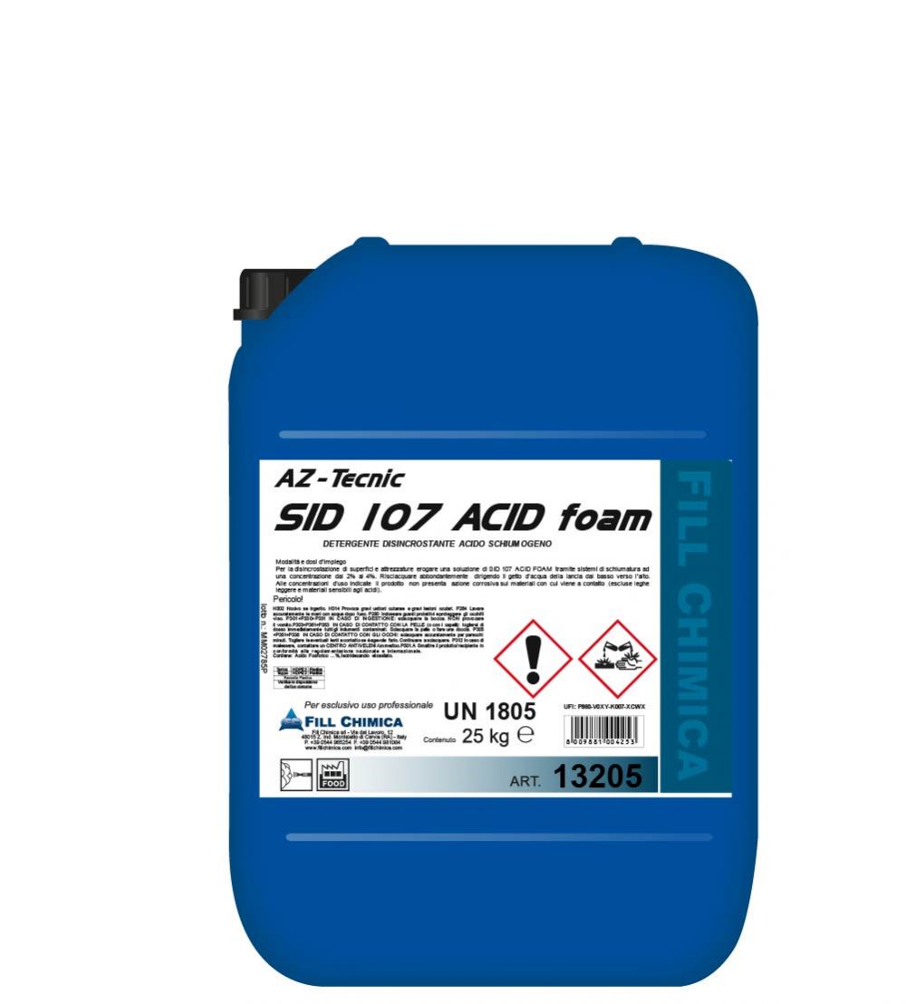 Az-Tecnic SID 107 ACID Foam kg 25